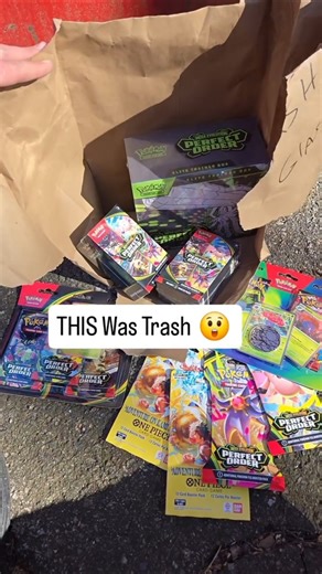 I found Pokémon cards stashed in a dumpster! What would you do in this situation? #Pokémon