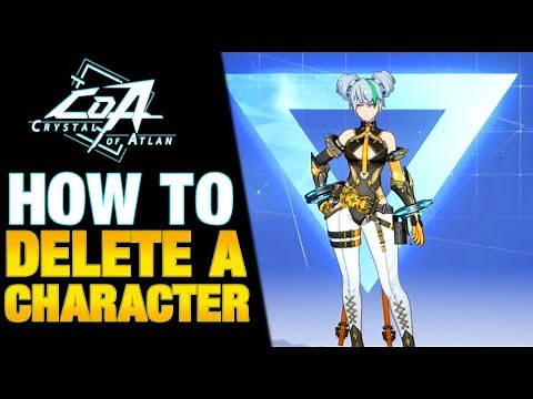 How to Delete a Character | Crystal of Atlan PS5 Gameplay #CoA #Crystalofatlan #AnimeGame