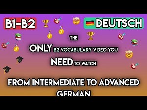 Level Up Your German: 100+ Formal & Nuanced Alternatives (B1-B2 Advanced Vocabulary)