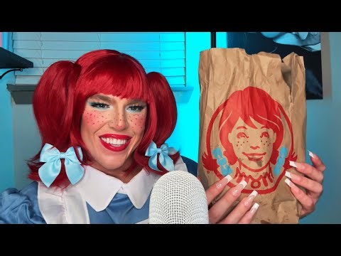 ASMR Wendy takes your Wendy’s order 🍟