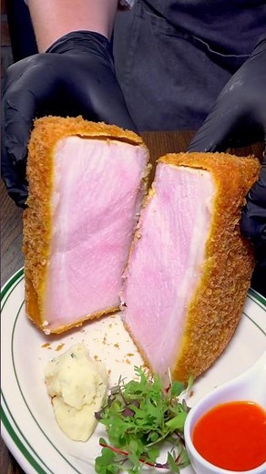 極厚ポークカツレツ(Thick pork cutlet)【バズったらメニュー化！？】