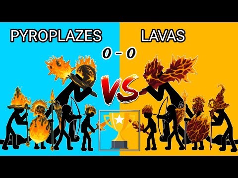 Pyroplazes Stickman vs Lavas Stickman – Who Wins? 🏆 | Costume Tournament - (Stick War Legacy)