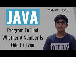 Program To Find Whether A Number Is Odd Or Even | Java Tutorial