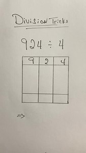 Hylton Tav on Instagram: "Easier way to learn how to divide using lines #Division #mathisfun 😉"