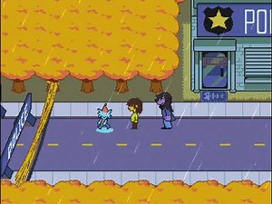 Deltarune Blue guy dancing to the new Hometown music #deltarune