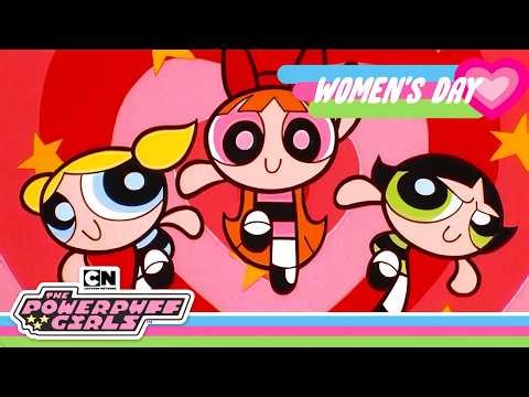 POWERPUFF GIRL POWER! Happy International Women's Day 💖 | Cartoon Network Compilation