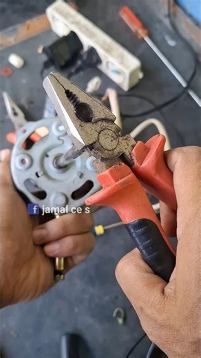 How to remove a stuck bushing from a fan armature shaft #fan #triks #methode #repair #replacement