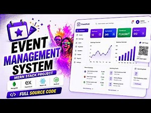 Event Management System in MERN Stack | Full Stack Event Booking App ( React + Node )