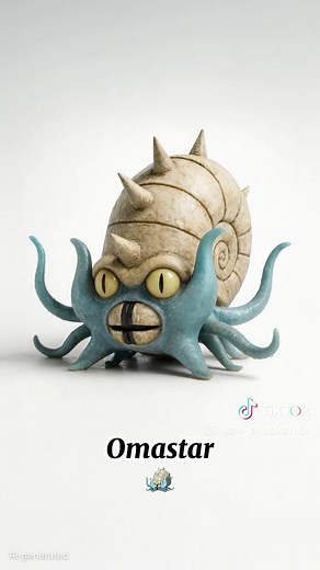 Realistic Pokémon Evolution: Omanyte to Omastar Journey