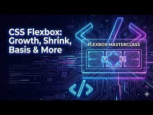 Flex grow|| Flex shrink || Flex-Basis || Baseline || Flex Css properties