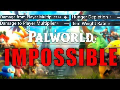 Playing Palworld with IMPOSSIBLE Settings part 1