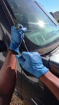 Chevy Silverado windshield removal #autoglass