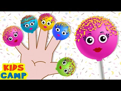 Lollipop Finger Family Song + More Nursery Rhymes and Kids Songs by ‪@kidscamp‬