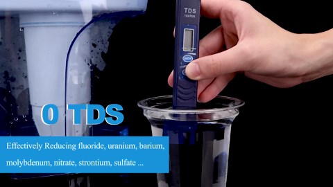 Replacement fit for Zero Pitcher and Dispenser Water Filter Replacement fit for Zero Filters 2 Pack,0 Water Filters fit for zero pitchers ZR-001 ZR-017 ZR-004 ZP-006 ZD-013 ZS-008 prime&swift