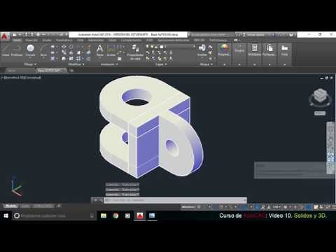 AutoCAD Ejercicio 1 Solidos y 3D HD
