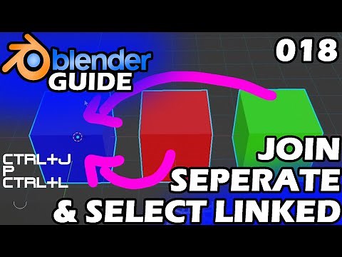 JOIN & SEPERATE: Objekte verbinden & lösen 🏆The Blender Guide (Blender Tutorial Deutsch) [S1E18]