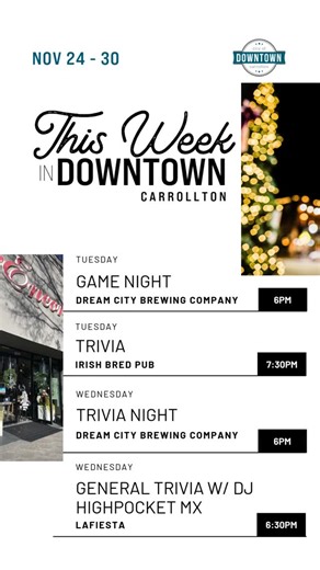 Downtown Carrollton GA | 🌟 This Week in Carrollton 🌟 Follow along for more events and happenings in downtown Carrollton Ga! #downtowncarrolltonga #carrolltonga... | Instagram