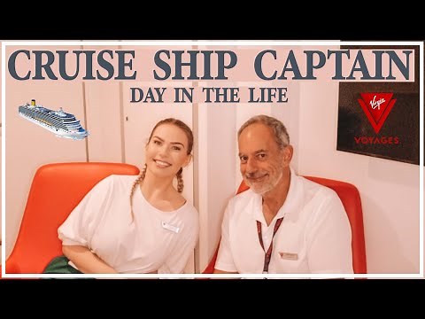 Day In The Life Of A Cruise Ship Captain. The Captain Of Virgin Voyages, The Scarlet Lady