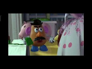 Toy Story (1995) Woody Tries Escape Sid's House Hebrew
