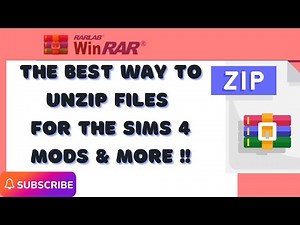 The Best Program for unzipping files for The sims 4 mods and more in 2022
