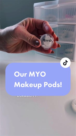 💄Our MYO Makeup Pods💄 ✨Chosen meticulously and specifically to hold your makeup and cosmetic products safe and hygienic. ✨They are made of medical grade material for durability. ✨They are BPA, lead and leach free, which means chemicals from our pods won't leach into your cosmetics. ✨These pods are FDA, ROHS and REACH compliant. ✨They are air and water resistant tight, so it works great for thick creams, gels and pomades. ✨They're made from recyclable material number 5, which is the same materi