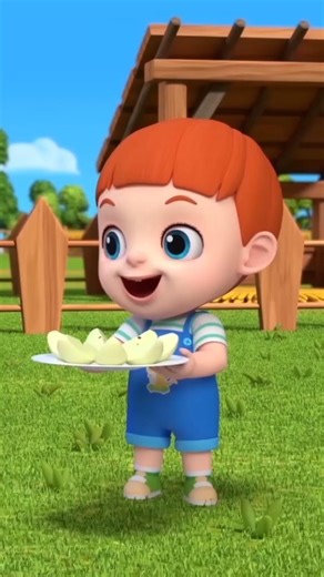 Counting Apples on the Farm#domikids #kidssongs #nurseryrhymes#shorts