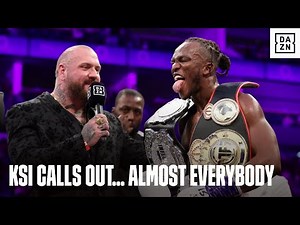 'ANDREW TATE, TOMMY FURY... I WANT A PIECE OF THAT' - KSI Speaks After His TWO Wins In ONE Night