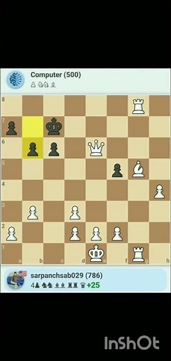 playing chess with computer || Chess shorts || #chess #computerchess #chessshorts #chessplayers ||