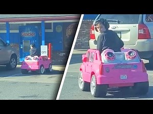 This Kid Found a Creative Way to Get to the Store