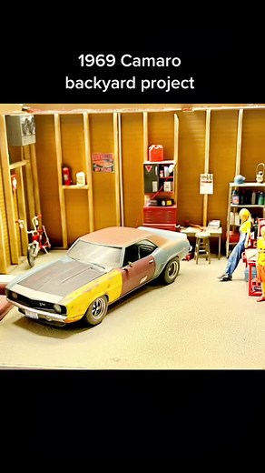 • 1969 Chevy Camaro by @revellusa.official • Tamiya primer • Rustoleum primer sealer • Printed Cragars on bfg tires (designed by @zforcemodelworx) • Custom deluxe interior by RMCM • Printed Chevy 572 (available on our site) • Wire looms, fuel line, and fittings by Detail Master • Buckles and emblems by Model Car Garage • Prewired distributor by MAD • Lemans Blue, Chevy 79 Millenium Yellow & Chevy GAQ Red Jewel by @scalefinishes • Flat clear on interior by Alclad • Washes using various thinned An