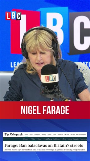'In Britain, you show your face in public'