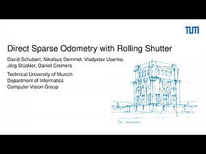 Direct Sparse Odometry With Rolling Shutter
