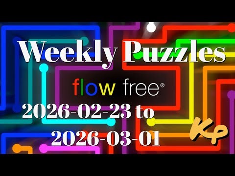 Flow Free - Weekly Puzzles - Mega Rainbow - 2026-02-23 to 03-01 - February 23rd to March 1st 2026