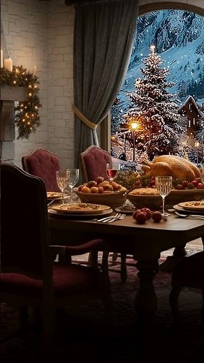 Cozy Thanksgiving by the Fireplace with Jazz Music