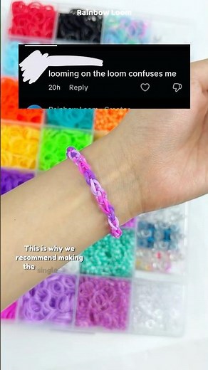 Why you should make the single chain bracelet on the loom FIRST #rainbowloom