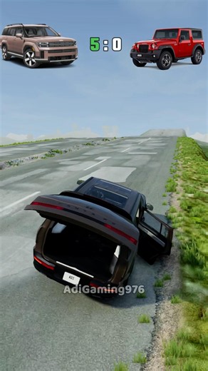 Santa Fe 🆚 Thar 🚗💥 – Durability Test in BeamNG.drive!