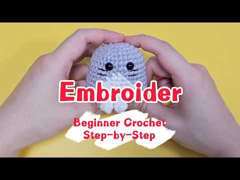 How to Embroider for Crochet Beginners | Step-by-Step Tutorial