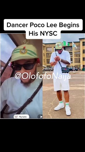 Poco Lee Starts NYSC Journey with His Mom by His Side