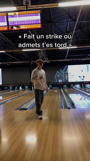 Bowling Challenge: Make a Strike or Admit You're Late