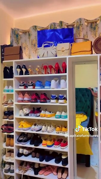 Shoe Rack and Wardrobe Design Ideas for Bedrooms