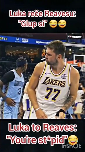 🔥🔥Luka Dončić after he destroyed Grizzlies: "Reaves you're stu*id" 😂😂