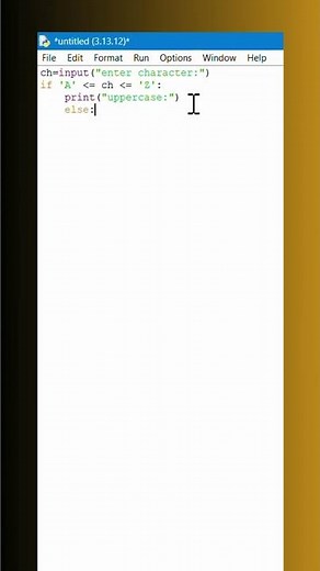 How to Check CHARACTER is UPPERCASE Or NOT #coding #computereducation #programming #python