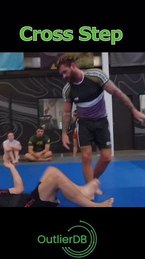 Guard passing footwork - Cross Step | Less Impressed More Involved BJJ