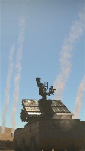 SA-8 Gecko Locks Onto A-10 #military #militaryvehicle #usmilitarycombat #militaryvehicle