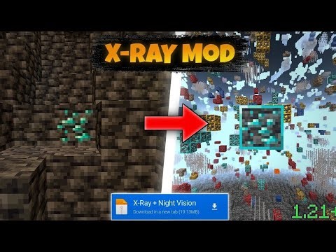 X-ray Mod For MCPE 1.21+ 🥶