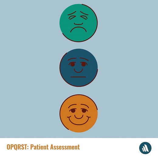 OPQRST is a mnemonic used by many first responders and health care practitioners for patient assessment. Do you remember what it stands for? Screenshot this post to save for later! Learn more about evaluation of pain: https://mrkmnls.co/3X4B8ss | Merck Manual Professional