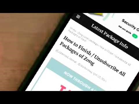 How to unsubscribe Zong All Packages | Zong unsubscribe Code