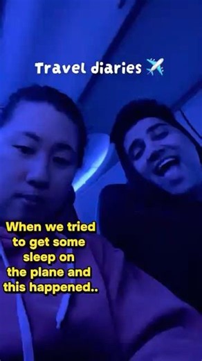 When the baby won’t stop screaming on a 10-hour flight, so you start harmonizing. 🎶😂✈️ #travel