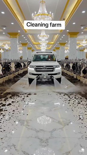 Efficient Farm Cleaning with Toyota Land Cruiser V8