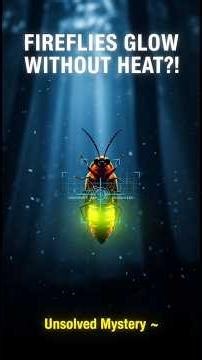Fireflies Glow Without Heat?! Cold Light Mystery 😱